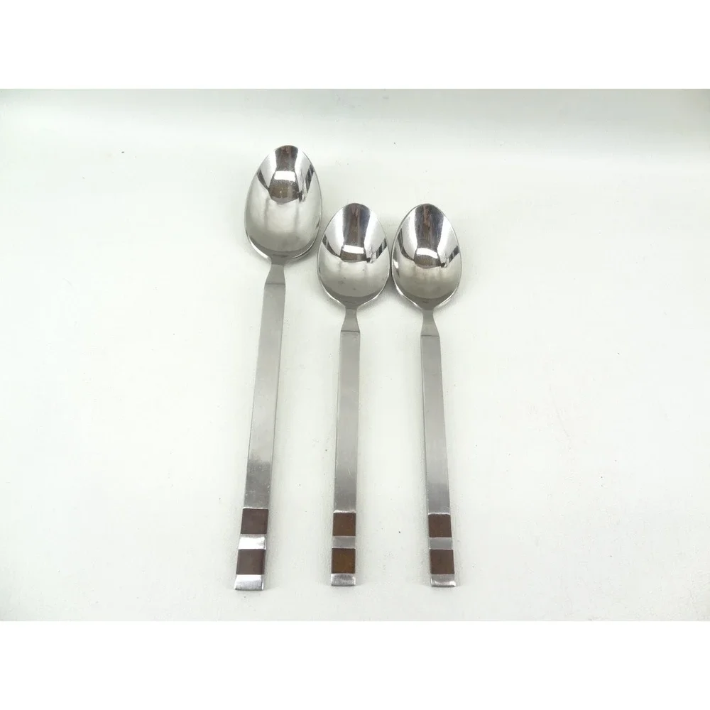 STANLEY ROBERTS CROSSPOINT MID CENTURY MODERN MCM‎ 2 TEASPOONS 1 TABLESPOON